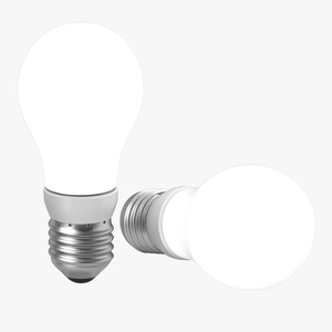 3D Energy Saving Light Bulb 2 Illuminated model