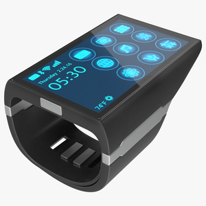 Wrist Communicator Black 3D model