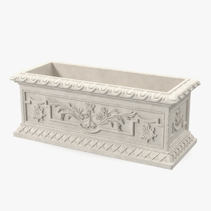 Provence Trough Planter h30 3D