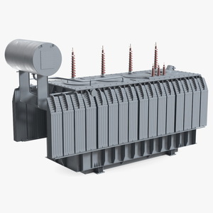 3D Electrical Transformer Inner Construction