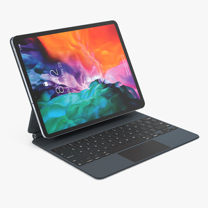 3D iPad Pro 12 9 inch with Magic Keyboard model