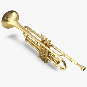 3D Classic Trumpet Instrument