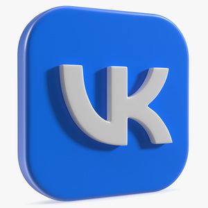 VK Icon 3D model