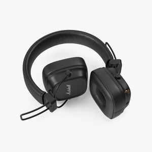 Marshall Headphones Black Rigged 3D