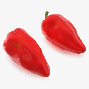 3D model Red Long Pepper