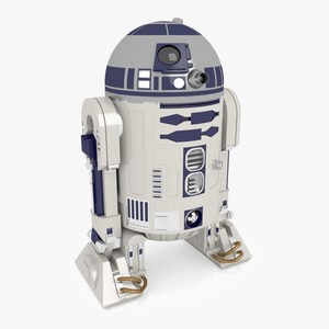 3D Robot Character R2-D2 Rigged model