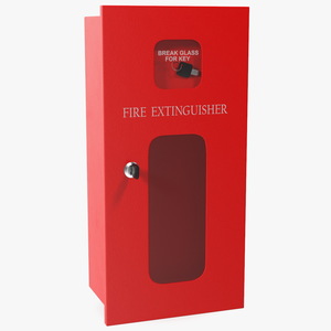 3D Fire Extinguisher Box