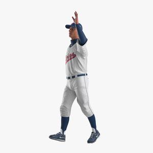 3D model Baseball Player Rigged Twins 2