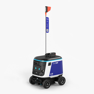 Delivery Robot Kiwibot Blue 3D