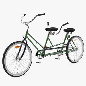 Tandem Bicycle 3D model