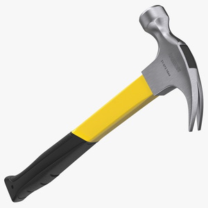 Hammer with Fiberglass Handle 3D model