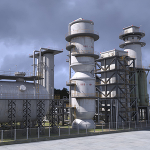 3D Fuel Processing Plant