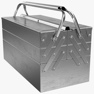 3D model Heavy Duty Metal Cantilever Toolbox