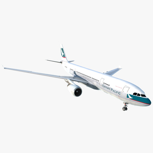 3D model Airbus A330 P2F Cathay Pacific