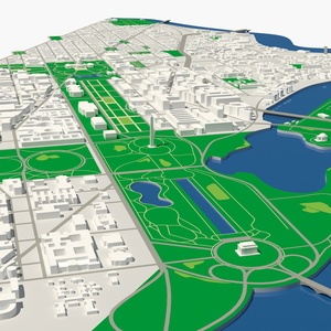 3D Washington DC City model