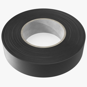 3D PVC Electrical Insulation Tape Black