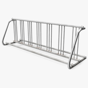 3D Floor Mounted Bike Rack model