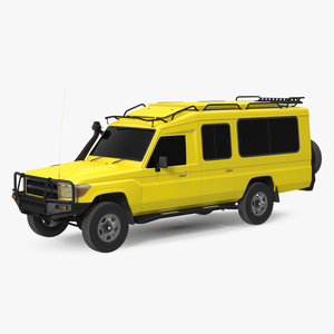 Safari Vehicle 4x4 Exterior Only 3D