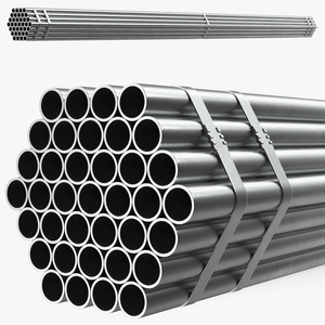 Steel Pipes Bundle 6 Meters 3D