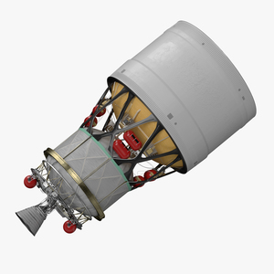 Generic Space Rocket Engine 3D