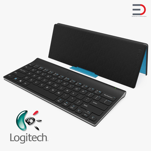 3D Logitech Tablet Keyboard for iPad model