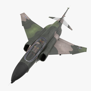 3D McDonnell Douglas F 4 Phantom II 2 Rigged