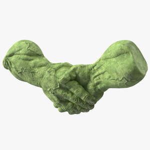 3D model Handshake Hulk Hands