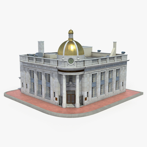 Farmers and Mechanics Bank Building in Georgetown 3D model