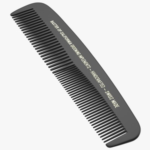 3D Baxter of California Pocket Comb Black model