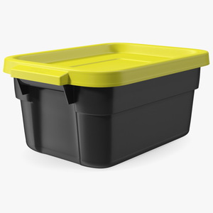 3D model Stackable Storage Tote with Lid 3 Gallon