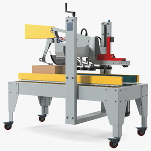 3D Automatic Box Packing Machine Yellow