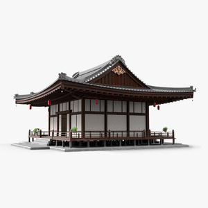 Japan Traditional House Full Interior 3D