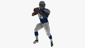 Tennessee Titans American Football Player Running The Ball Fur 3D