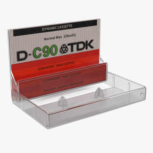 TDK Cassette Box Empty 3D