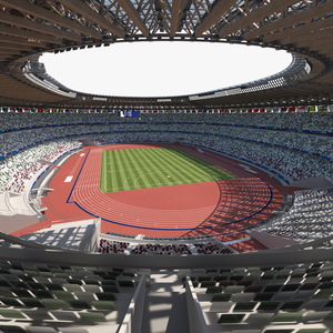 New National Olympic Stadium Tokyo Field Hockey 3D