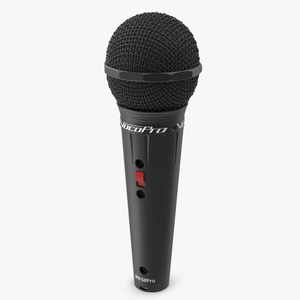 3D Professional Vocal Microphone VOCOPRO Black model