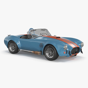 Shelby Cobra Blue 3D