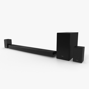 3D Samsung Soundbar System model