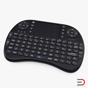 3D Portable Mini Wireless Keyboard ESYNIC model