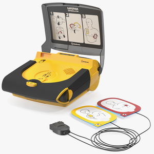 Physio Control Lifepak CR Plus AED 3D model