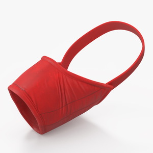 3D model Nylon Dog Muzzle Red