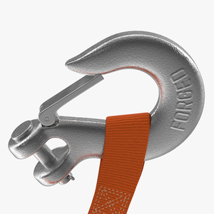 Winch Clevis Hook 3D