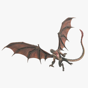 Flying Mythical Dragon 3D