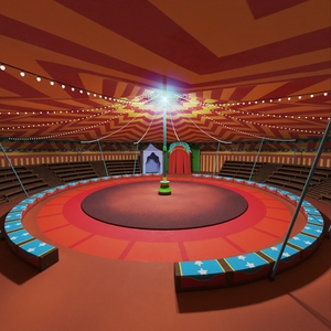 3D model Circus Tent Interior