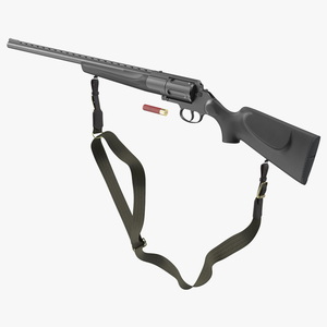 3D model Russian Shotgun MC-255 Polymer