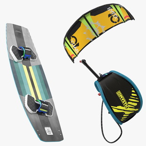 3D Slingshot Kiteboarding Set