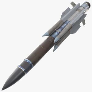 3D model X-31PM Supersonic Missile