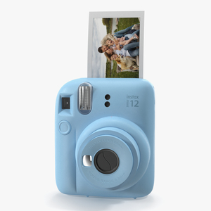 Fujifilm INSTAX Mini 12 Camera Pastel Blue 3D