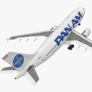 3D Airbus A310 300 Pan American model