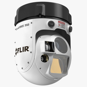 3D model Compact Multisensor Gyro Stabilized Surveillance System UltraForce 350
